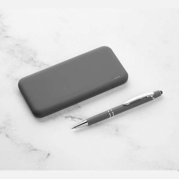 Шариковая ручка Comet NEO, серая 