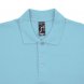 Рубашка поло мужская Spring 210, бирюзовая 