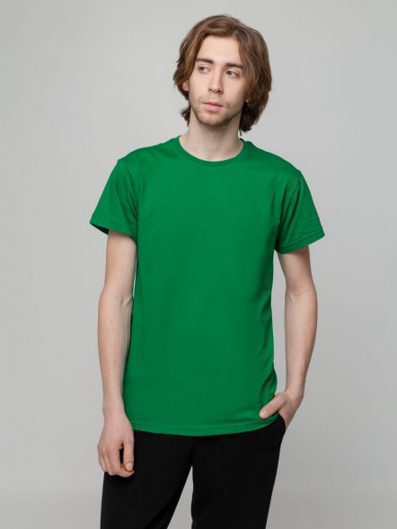 Футболка унисекс T-bolka 140, темно-зеленая 