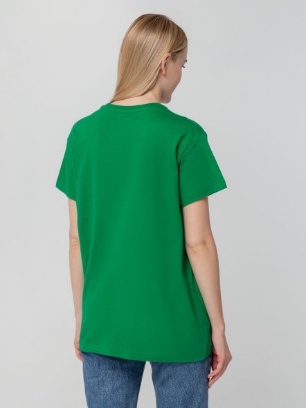 Футболка унисекс T-bolka 140, темно-зеленая 