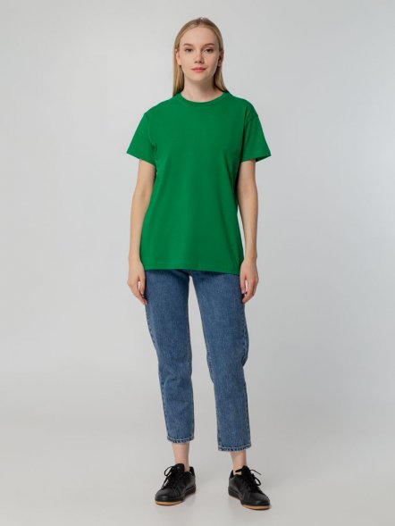 Футболка унисекс T-bolka 140, темно-зеленая 