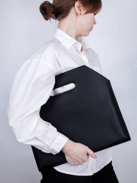 Сумка-папка Romance, черная 