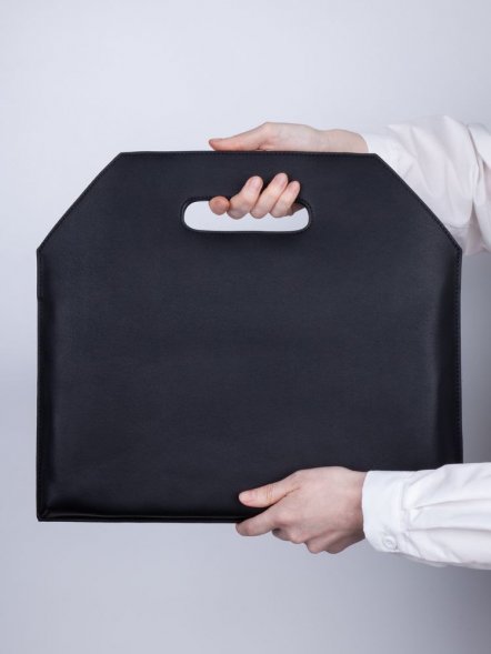 Сумка-папка Romance, черная 