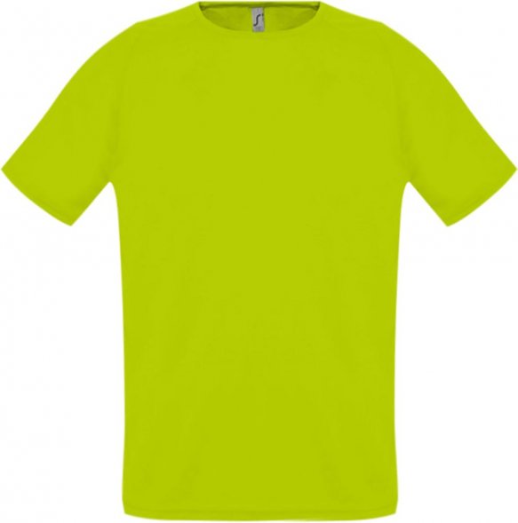 Футболка унисекс Sporty 140, зеленый неон 
