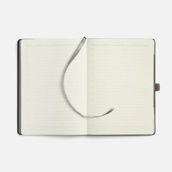 Ежедневник Peel Flex, недатированный, серый 