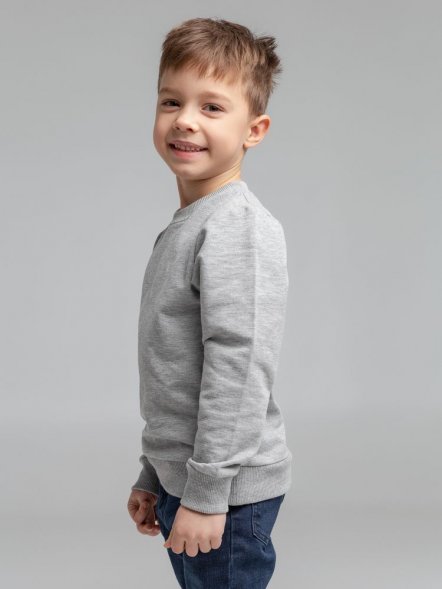 Свитшот детский Toima Kids 2.0, серый меланж 