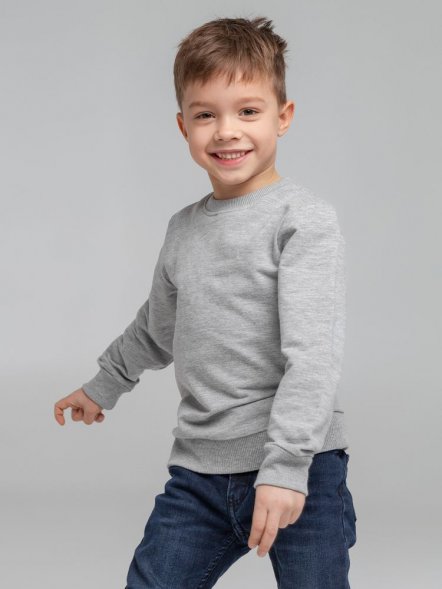 Свитшот детский Toima Kids 2.0, серый меланж 