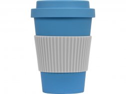 Термокружка Muffin из натуральных волокон, голубой