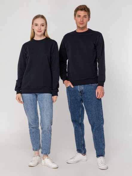 Толстовка Unit Toima, темно-синяя 