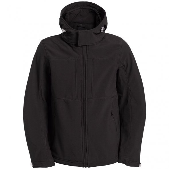 Куртка мужская Hooded Softshell черная 