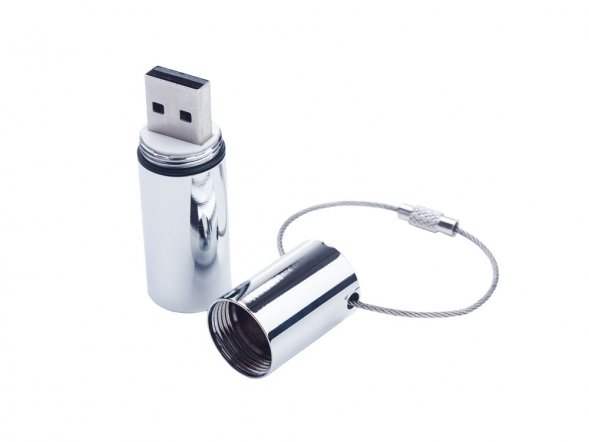 USB-флешка на 2 ГБ,  серебро 