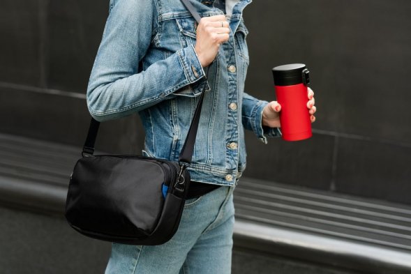 Сумка для документов onBoard, черная 