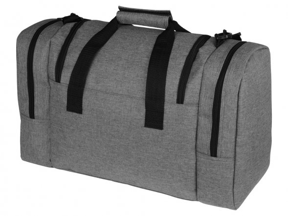 Сумка дорожная Route с двумя боковыми карманами, серый 
