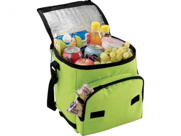 Сумка-холодильник Stockholm складная, зеленое яблоко 