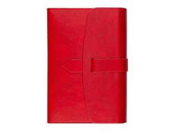 Ежедневник недатированный А5 Senate с магнитным клапаном, красный