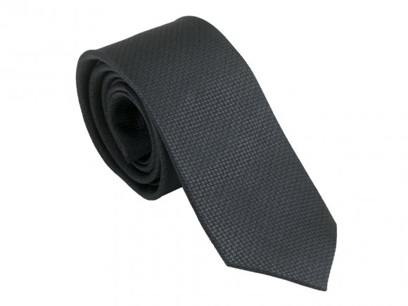 Шелковый галстук Uomo Dark Grey 