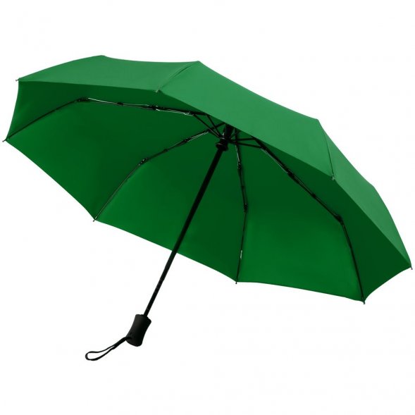 Зонт складной Monsoon, зеленый 