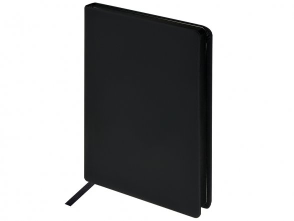 Ежедневник А5 Megapolis Color soft-touch, черный 