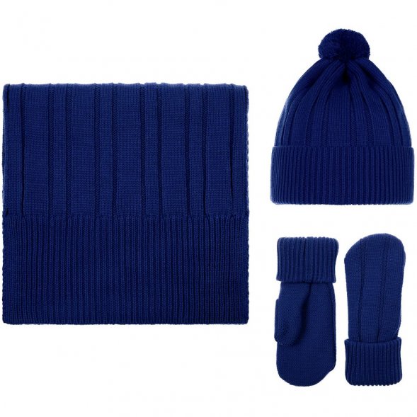 Шапка Knit Beat, темно-синяя 