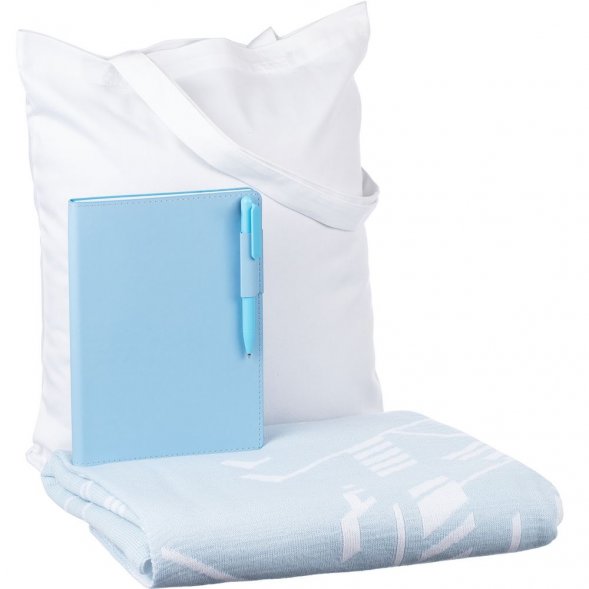 Набор Merry Flakes, голубой с белым 