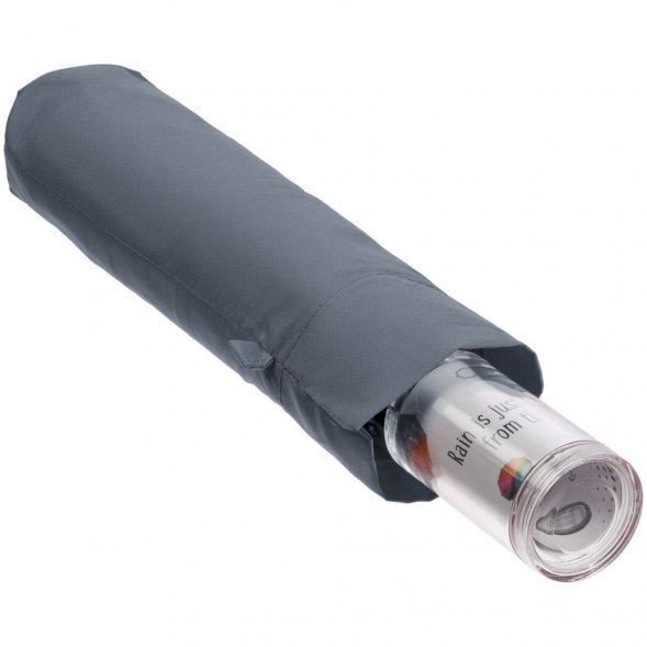 Зонт складной Fillit, серый 