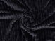 Плед Wave флисовый, черный 