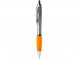 Ручка пластиковая шариковая CONWI, серебристый/апельсин 