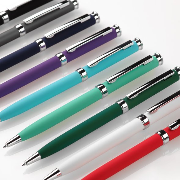 Шариковая ручка Benua, серая 