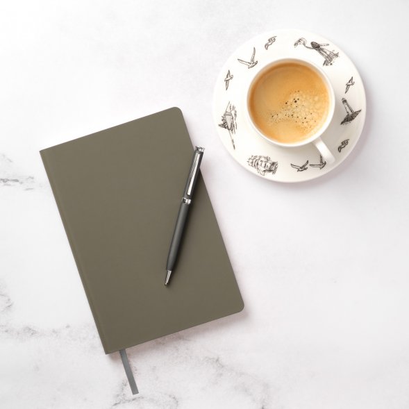 Шариковая ручка Benua, серая 