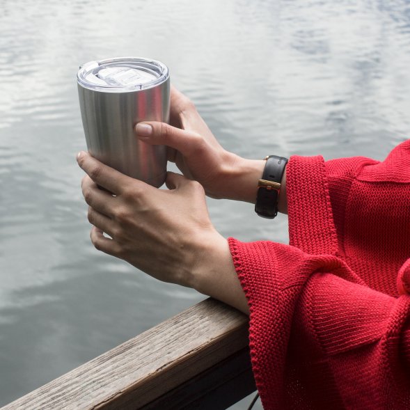 Плед Cella вязаный, красный (без подарочной коробки) 