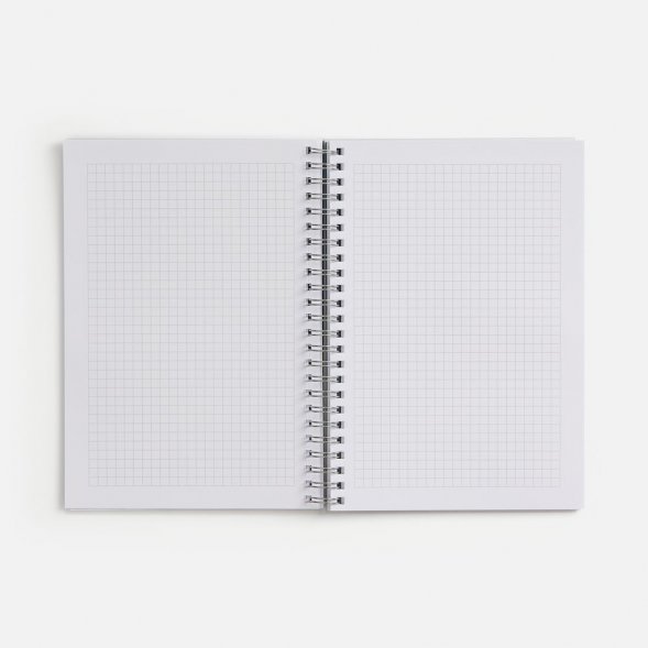 Блокнот на пружине Novalis, черный 