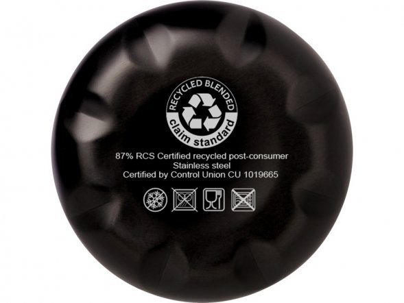 Бутылка Cove из переработанной нержавеющей стали, с вакуумной изоляцией, 500мл - Титановый 