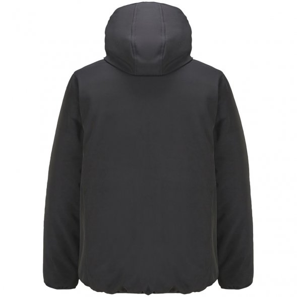 Куртка софтшелл с капюшоном мужская Falcon Men, черная 