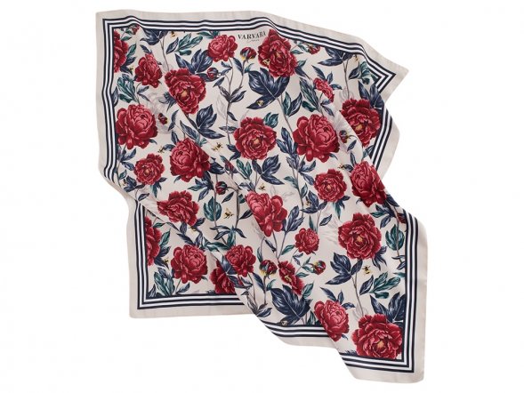 Платок Русские сезоны молочный 