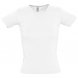 Футболка женская Lady 220 с V-образным вырезом, белая 