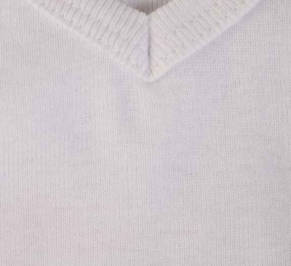 Футболка женская Lady 220 с V-образным вырезом, белая 