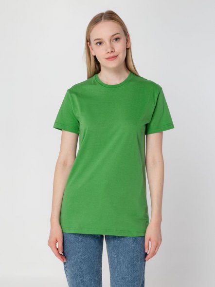 Футболка унисекс T-Bolka 160, ярко-зеленая 