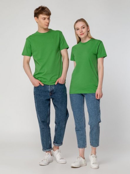 Футболка унисекс T-Bolka 160, ярко-зеленая 