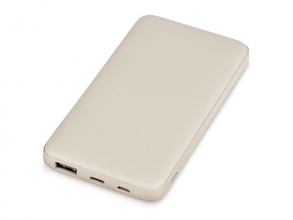 Внешний аккумулятор Reserve Pro, 10 000 mah, бежевый 