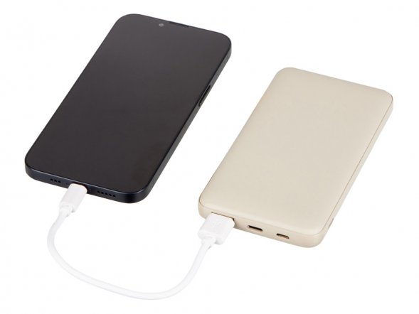 Внешний аккумулятор Reserve Pro, 10 000 mah, бежевый 