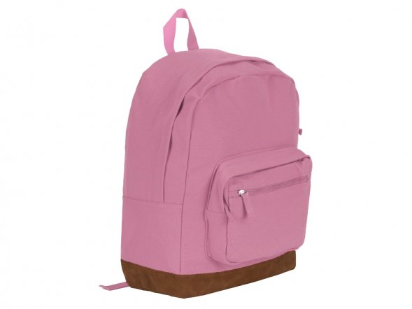 Рюкзак Shammy с эко-замшей для ноутбука 15, пыльно-розовый 
