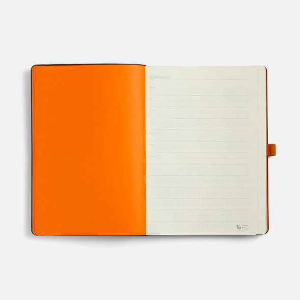 Ежедневник Peel Flex, недатированный, оранжевый 