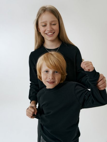 Свитшот детский Toima Kids 2.0, черный 