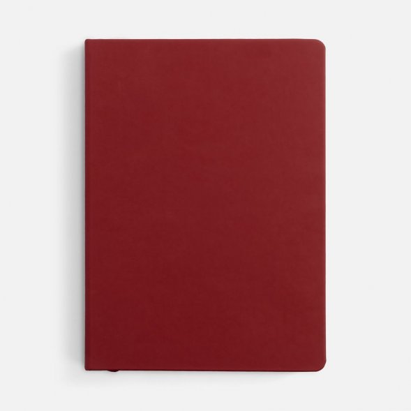Ежедневник Shall, недатированный, красный 