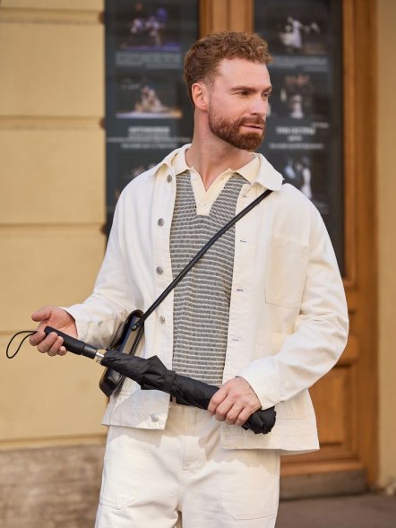 Зонт складной Big Arc, черный 