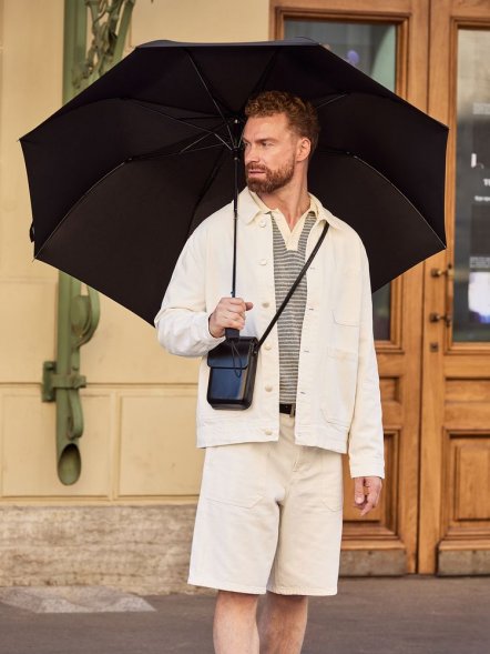 Зонт складной Big Arc, черный 