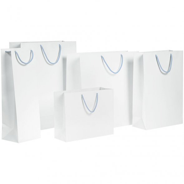 Ручки Corda для пакета L, голубые 