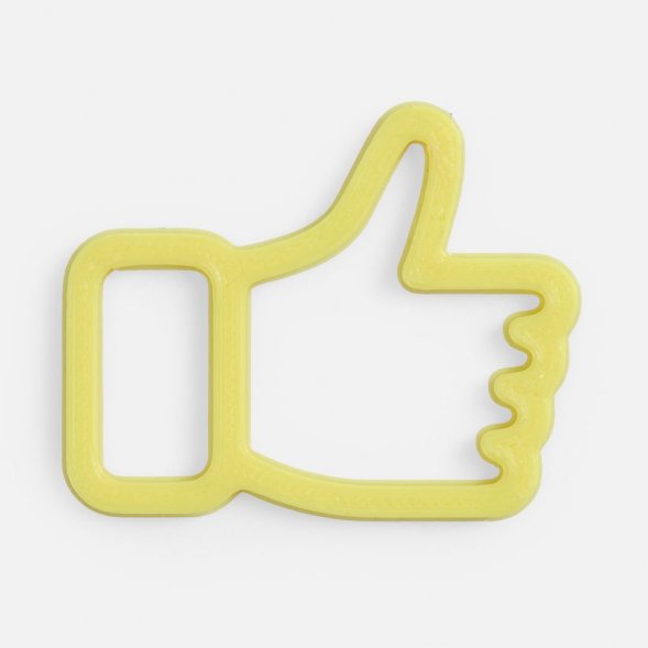 Подвеска Contour, 3D-печать на заказ, лайк 