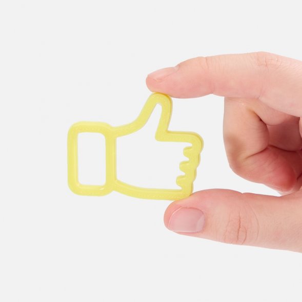 Подвеска Contour, 3D-печать на заказ, лайк 