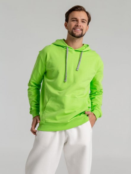 Толстовка с капюшоном Unit Kirenga, зеленое яблоко 